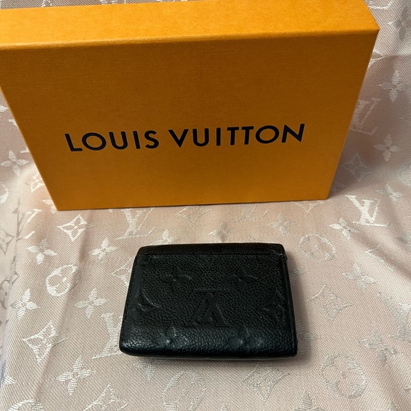 Louis Vuitton Compact Zoe Wallet in Black Monogram Empreinte Leather - Picture 2 of 9